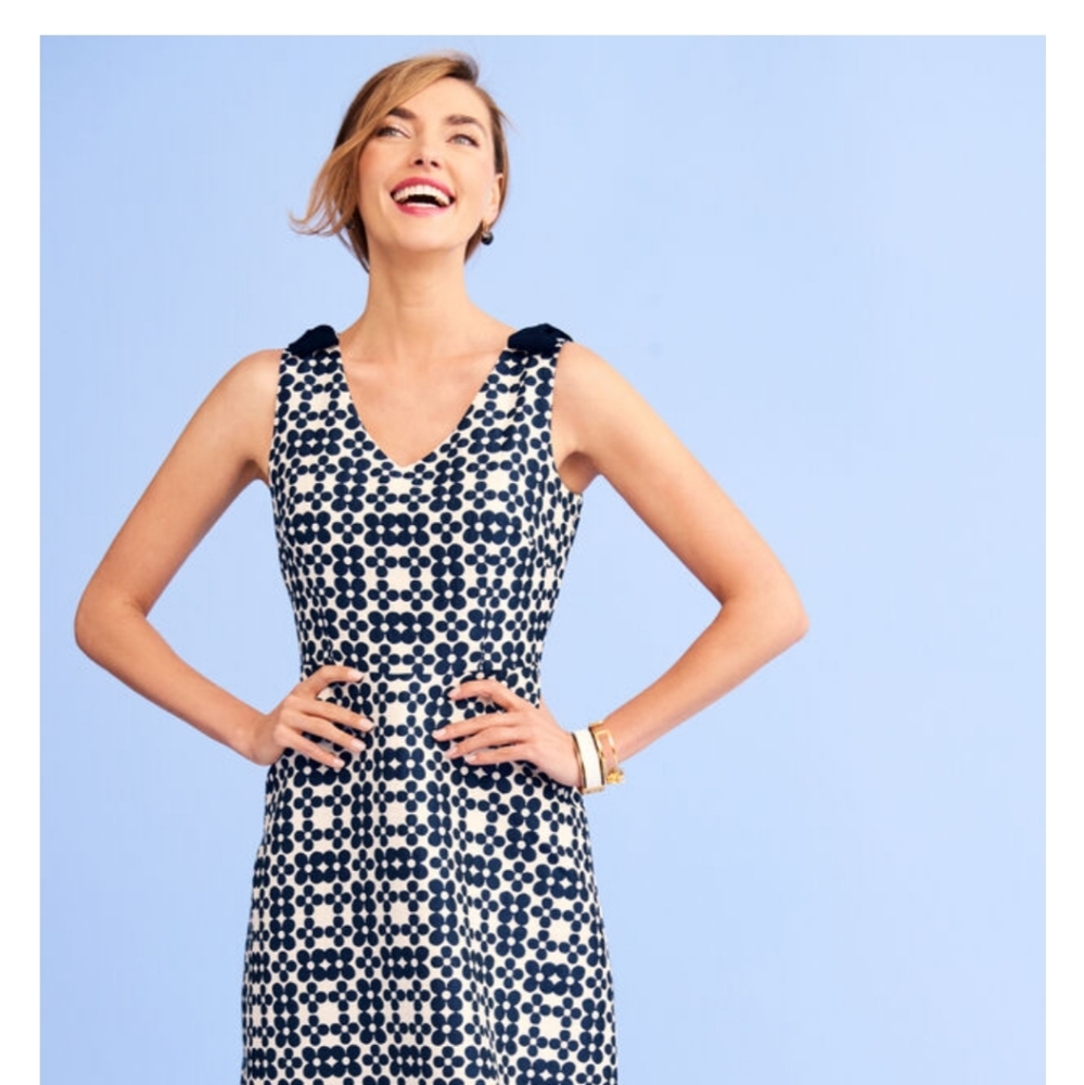 Talbots Daisy Jacquard Dress NWT